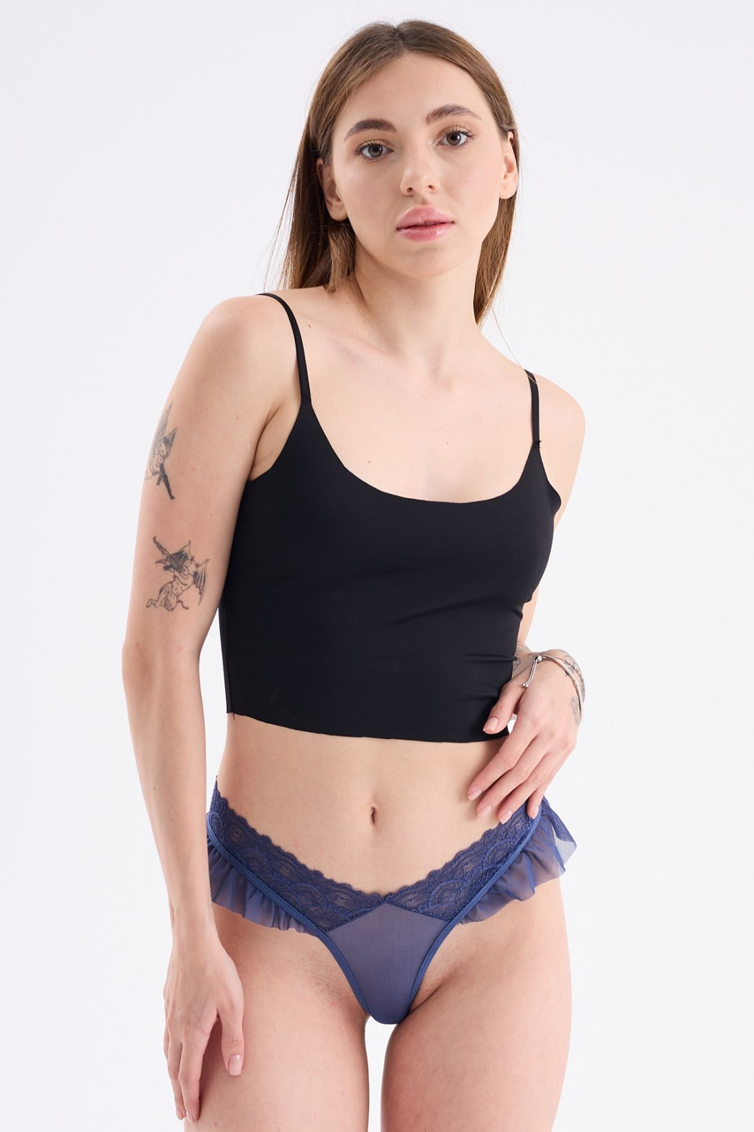 Yanları Fırfır Detay Bikini