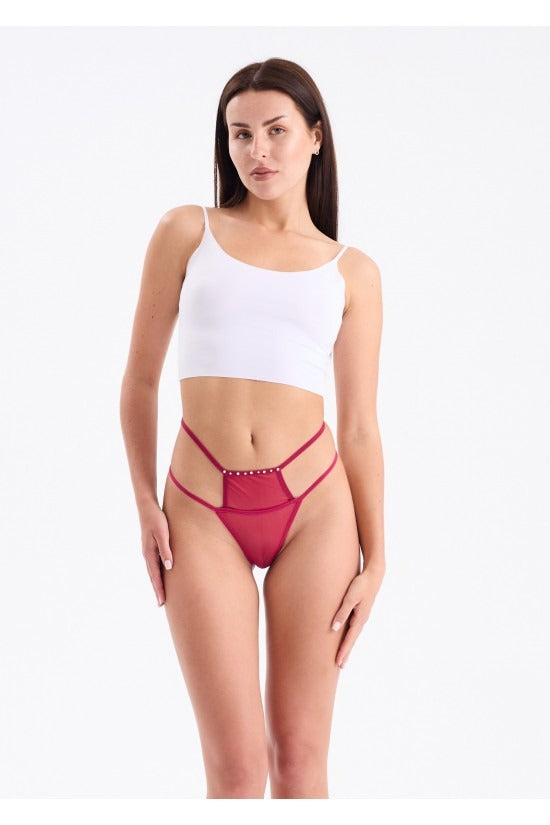 Taş Baskılı Bikini Külot